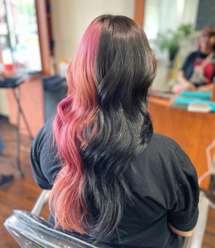 Hair color and styling at Chique PDX